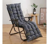 Coussin De Chaise Longue Bain De Soleil/Jardin, Chaise Longue Coussin Transat Jardin Exterieur Antidérapante Avec Couvre-Chef, Épaississante Coussin Transat Épais Pour Fauteuil Relax Lounge ( Color :