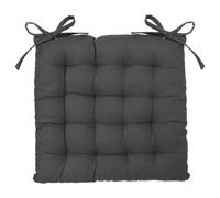 Coussin de Chaise Loria 38x38 cm Gris Foncé