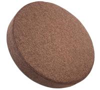 Coussin de chaise rond en mousse à mémoire de forme, lavable avec liens | Coussin de tabouret robuste pour salle à manger, bar et cuisine à la maison
