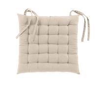 Douceur d'Intérieur - Assise matelassée Twily Lin 38x38 cm Coton & polyester recyclé