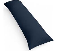 Coussin de corps - Coussin pour les dormeurs latéraux - Sommeil confortable - Conception ergonomique - 40x145 cm - Bleu marine