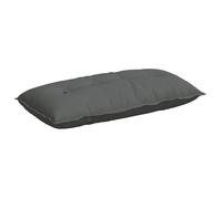 Coussin de dos décoratif - vidaXL - Gris foncé - 100x19x50 cm - Housses amovibles - Rembourrage polyester - Tissu doux