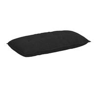 Coussin de dos décoratif - vidaXL - Noir - 100x19x50 cm - Housses amovibles - Rembourrage polyester - Fermeture éclair