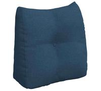 Coussin de dos ergonomique - vidaXL - Bleu - 45x24x50 cm - Housses amovibles - Soutien ergonomique