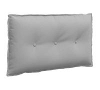 Coussin de dos intérieur - vidaXL - Gris nuage - 80x19x50 cm - Housses amovibles - Rembourrage polyester - Tissu doux