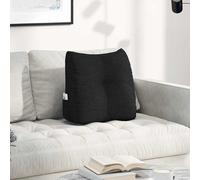 Vidaxl Coussin De Dos Gris Foncé 45 X 24 X 50 Cm Tissu