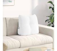 Vidaxl Coussin De Dos Gris Foncé 45 X 24 X 50 Cm Tissu