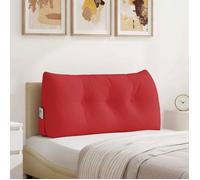 Vidaxl Coussin De Dos Rouge 100 X 24 X 50 Cm Tissu