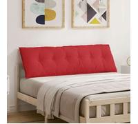 Vidaxl Coussin De Dos Rouge 160 X 19 X 50 Cm Tissu