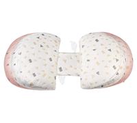 Coussin de grossesse, double cale réglable, soutien ergonomique, BLANC