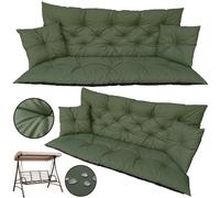 Coussin de jardin 180 x 60 x 50 cm - Ensemble pour balançoire + 2 coussins