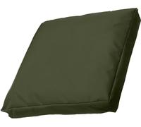 Coussin de jardin 60x60 cm Coussin plat en mousse imperméable avec fermeture éclair Vert
