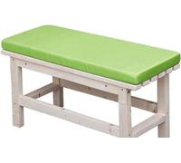 Coussin de jardin - Tapis oscillant extérieur - Siège confortable - Polyester imperméable - 140x30cm - Vert
