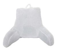 Coussin de Lecture Lombaire Doux Gris avec Poignée - MONET - ALTOBUY Blanc G