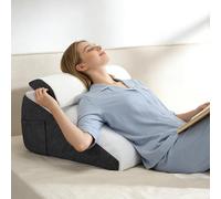 Coussin de Lecture pour lit, Mémoire de Forme, Rehausseur Matelas Adulte, Coussin Anti Reflux, Oreiller Triangulaire Ergonomique pour Soutien des Jambes, Douleurs Dorsales