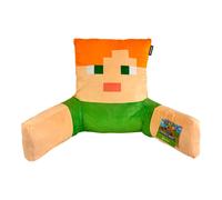 Coussin De Lecture Ultra-confortable Avec Dossier Haut Et Accoudoirs Minecraft Orange - Alex TU