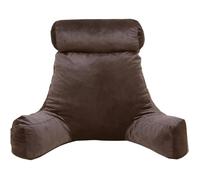 Coussin de lecture Velours - 65x80 cm - Bananair - Chocolat Fabriqué en France