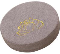 Coussin de méditation rond en mousse dure coton lin détachable lavable confortable tapis de sol pour balcon salon Tatami gris