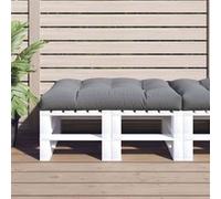 vidaXL Palette Gris 120 x 80 x 12 cm