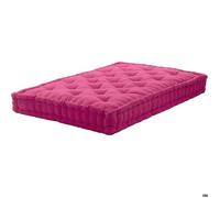 Coussin de palette en coton coloré 120 x 60 cm fuchsia
