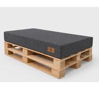 Coussin de palette, ensemble de 10 pièces, 120x80 cm, corde | Coussin de siège de qualité supérieure pour palettes européennes