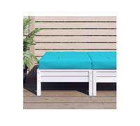 Coussin de Palette, Galette de Siège Antidérapantes, Décoration Jardin Terrasse Patio, Turquoise 60x60x8 cm Tissu Oxford