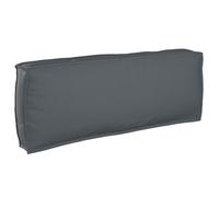 Coussin de Palette pour Dossier Anthracite 120x40x12 cm en Tissu Oxford