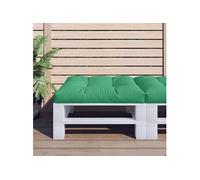 vidaXL Coussin de Palette Vert 80x80x12 cm Tissu