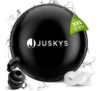 Coussin de piscine gonflable Juskys rond Ø 4 m - PVC noir 0 4 mm - Imperméable - Résistant à l’hiver