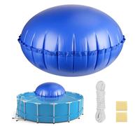 Coussin de piscine, modèle hivernal, rond, 2,1 m, coussin d'hiver avec une corde de fixation de 15 m et un kit de réparation
