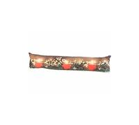 Infactory : Coussin de porte à 3 LED avec motifs bougies - 90 x 20 cm G
