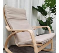 Coussin de rechange compatible avec fauteuil Ikea Poang - Coussin doux en mousse à mémoire de forme avec housse amovible lavable en machine - Coussin rembourré épais antidérapant pour intérieur sans