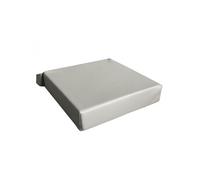 Monsieur Bébé - Coussin de réhausse enfant pour chaise, déhoussable - 33 x 33 x 7.5 cm - Gris
