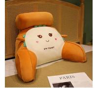 Coussin de Repos et Lecture avec Accoudoirs - Dossier de Lit avec Appui-tête Amovible pour Adulte et Enfant - C