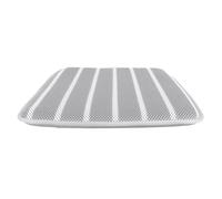 Coussin de Siège de Douche en Tissu Maille 4D Doux, Coussin de Chaise de Douche Respirant, Gris Blanc rayé pour Bancs de Douche Assis