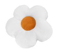 Coussin de siège en forme de fleurs pour chaise - Doux - Mignon | Coussin doux réaliste et léger pour canapé de salon, chaise de salon, siège de voiture, blanc ardoise, 35 cm