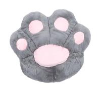 Coussin de Siège Patte de Chat Demi-entouré, 1 Pièce | Imitation Lapin et Coton Pp, Forme Patte, pour Chaises de Salle à Manger, Canapé