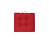 Coussin de sol 40 x 40 x 8 cm Atmosphéra - Rouge - Rouge -