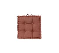 Coussin de sol 40 x 40 x 8 cm Atmosphéra - Terracotta - Terracotta -