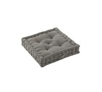 Coussin de Sol 50x50cm Coton Coloris Granit - SOPHIE -