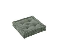 Coussin de Sol 50x50cm Coton Coloris Romarin - SOPHIE - ALTOBUY Vert G