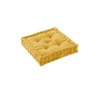 Coussin de Sol 50x50cm Coton Coloris Safran - SOPHIE -