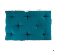 Coussin de sol d'extérieur ""Yucatan"" bleu canard 120x80cm - Atmosphera Créateur d'intérieur