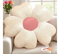 Coussin de sol en forme de fleur Unyqoos® – coussin moelleux en peluche, idéal comme coussin décoratif pour canapé, lit et chambre d'enfant