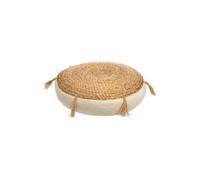 Coussin de Sol en Jute ""Ritual"" 38cm Naturel