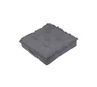 Coussin de sol Franges en coton Uni