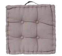 Paris Prix Atmosphera Coussin de sol Dorian 40x40 cm Gris