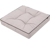 Coussin de sol Himiko 59×59 cm - coussin d'assise élégant avec antidérapant, 10 cm d'épaisseur, OEKO-TEX | HobbyGarden