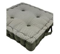 Coussin de sol ""Otto"" 40 x 40 x 8 cm Atmosphéra - Kaki - Kaki -
