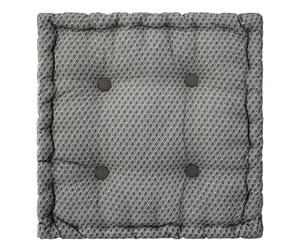Coussin de sol ""Otto"" gris 40x40cm - Atmosphera Créateur d'intérieur